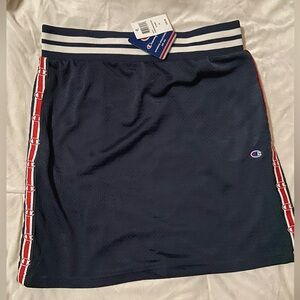 Champion navy skirt with white & red waistband